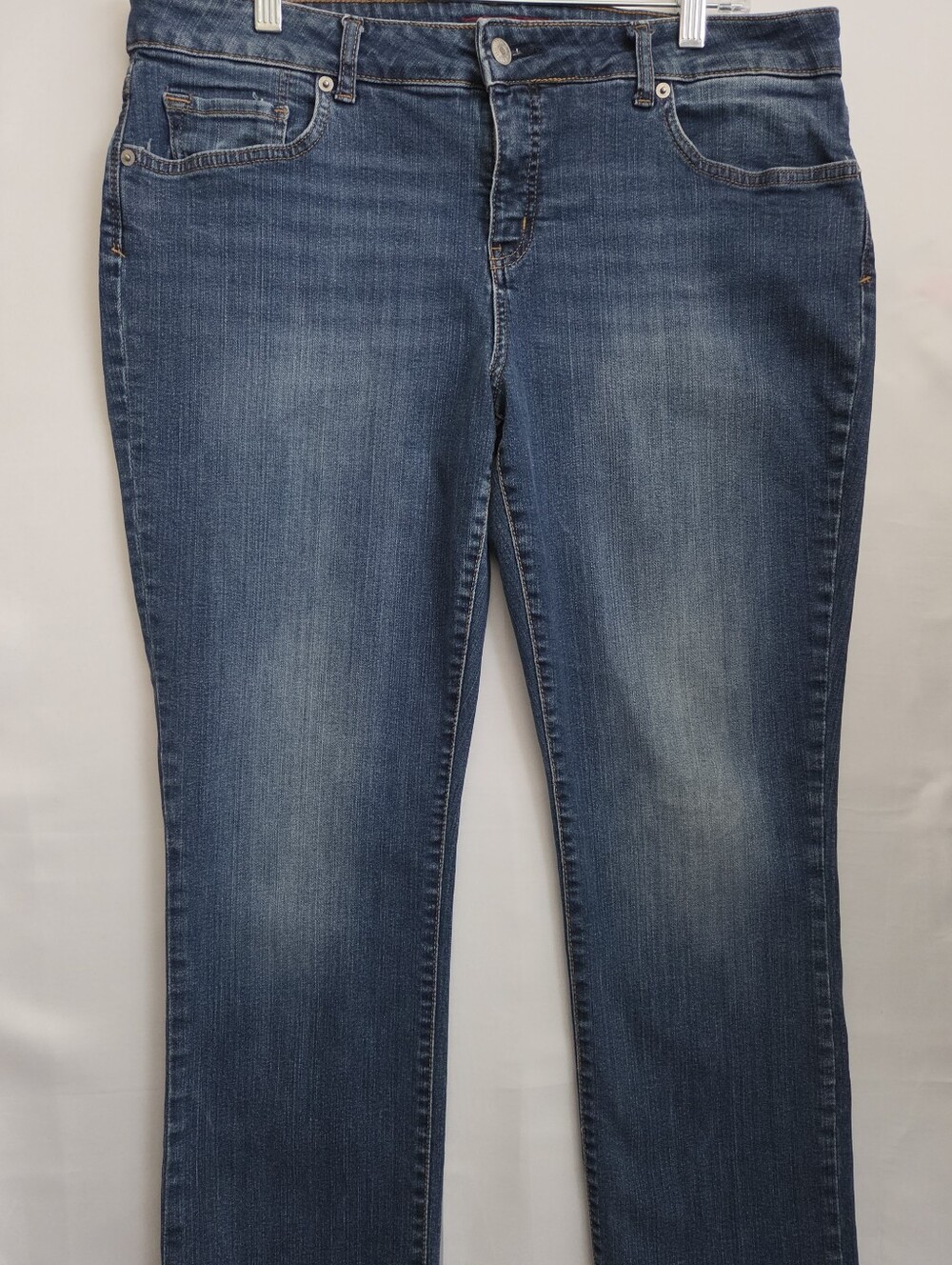 Tommy Hilfiger Women's Straight-Leg Blue Denim Jeans.  14S